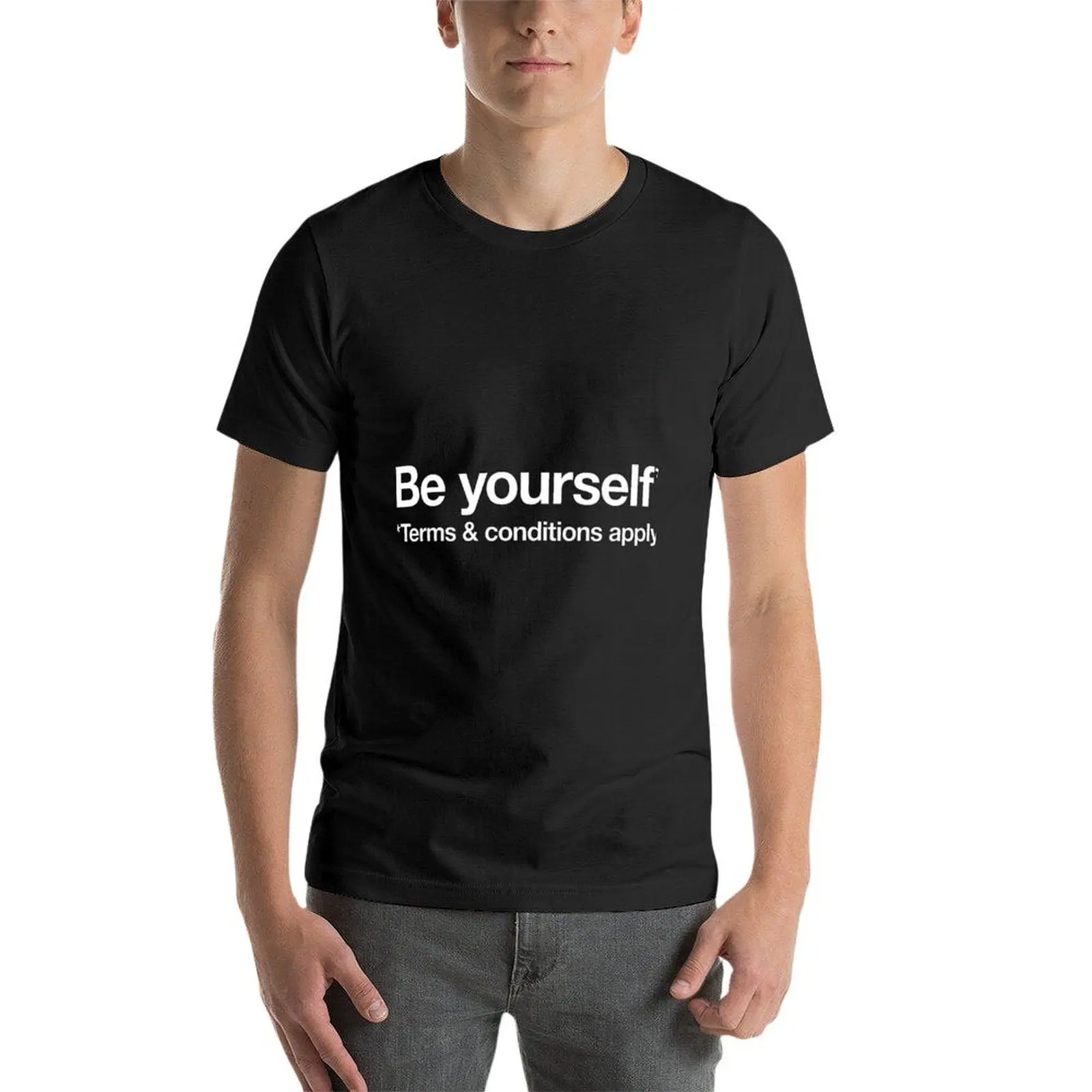 Be yourself* Terms & conditions apply T-Shirt sublime blacks cute clothes Men's t-shirt image 4