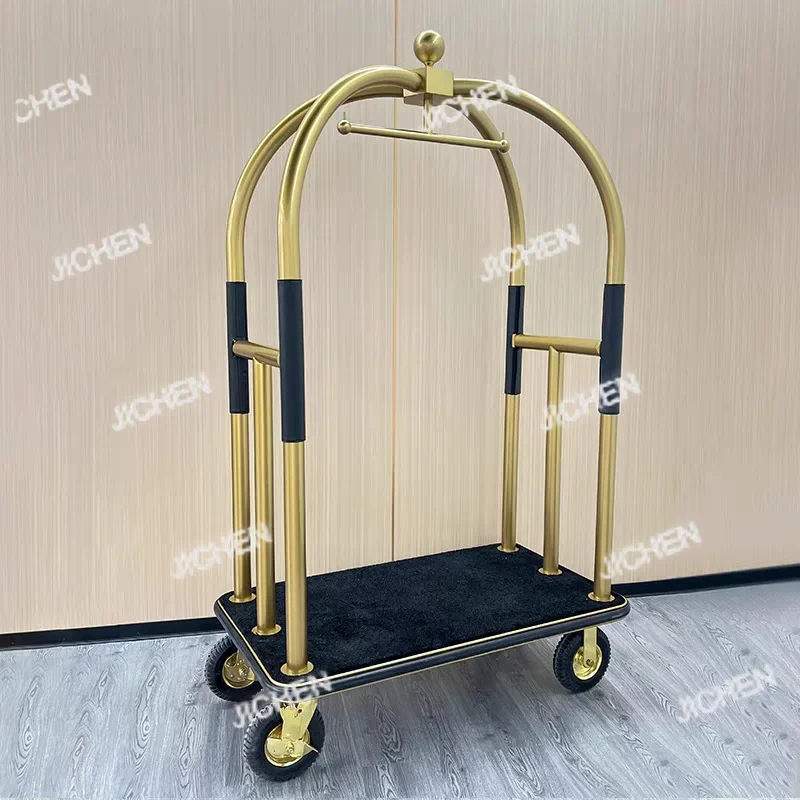 รถเข็นสัมภาระ HS, ล็อบบี้โรงแรม, รถเข็นสัมภาระสแตนเลส, รถเข็นบริการ, รถเข็นทำงาน