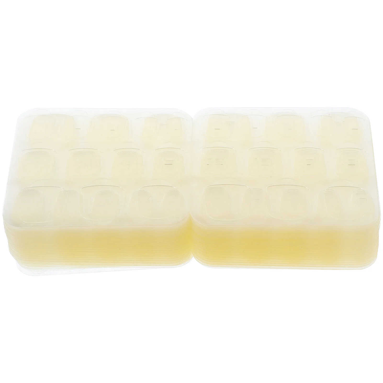 50 fogli di colla gelatinosa, linguette adesive forti per premere sulle unghie, adesivi per unghie finte, linguette adesive in gel, unghie finte, donne e ragazze