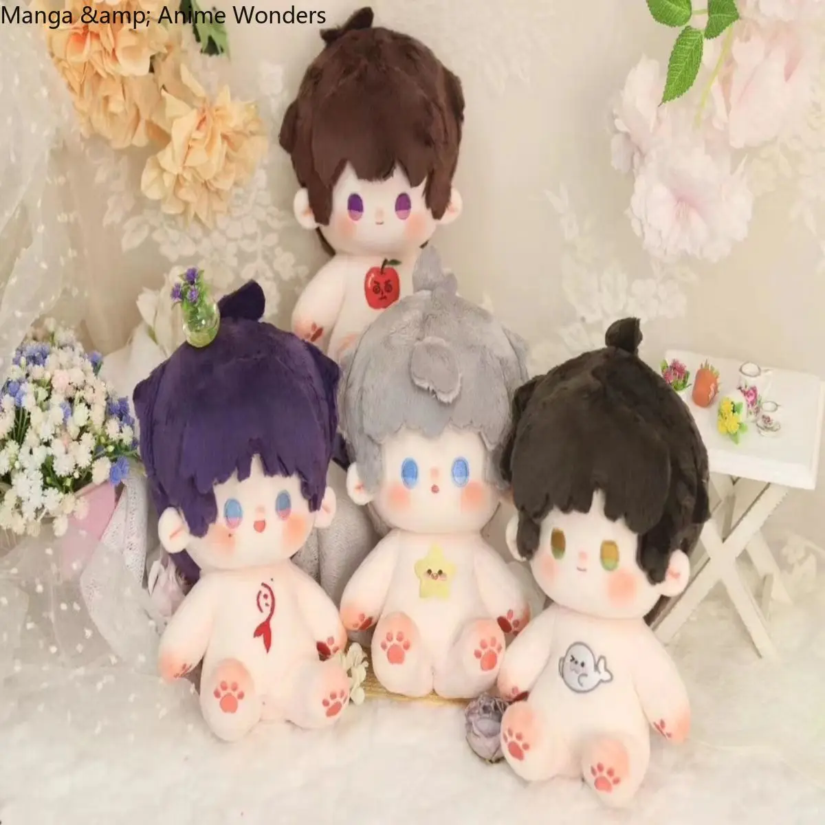 

Аниме Love and Deepspace Косплей Плюшевая кукла Подушка Plushie Cartoon Maumet Подарок 20 см Плюшевые игрушки Косплей Рождественский подарок Caleb