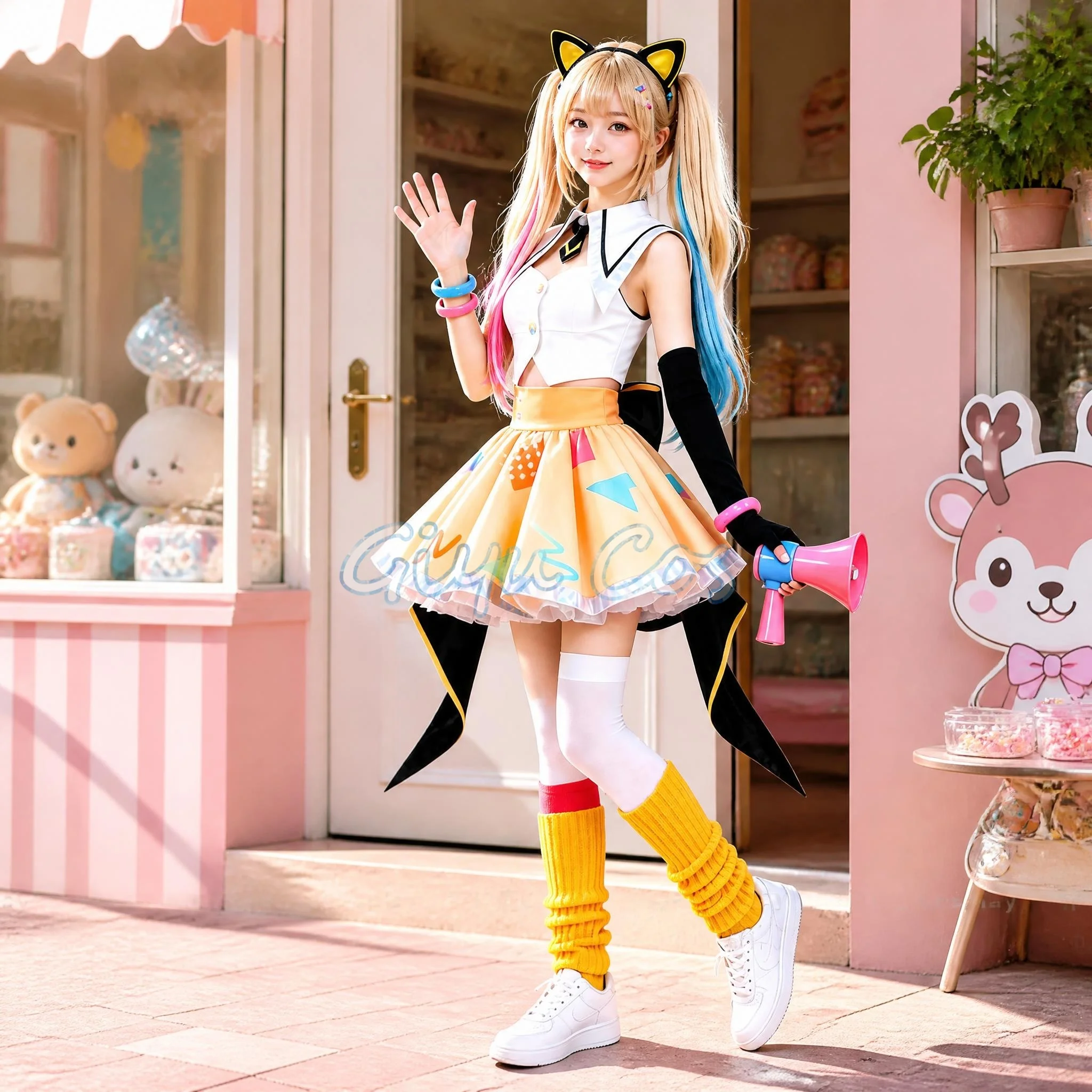 BanG Dream Arale Nakamachi Cosplay Costume Full Set Carnival Uniform Halloween Party Masquerade for Women Game