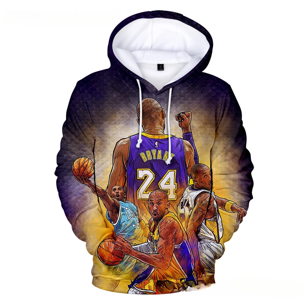 

Basketball Star Kobe Hoodies 3d Prited Sweatshirts Men Kid Boys Girls Clothes Children Tops Children's Coat Men Clothing