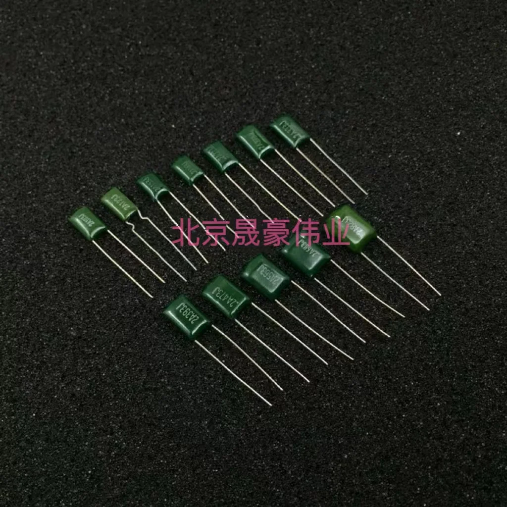 100pcs  CL11 polyester capacitor 100V 2A103 123 153 183 223 273 333 393 473-823