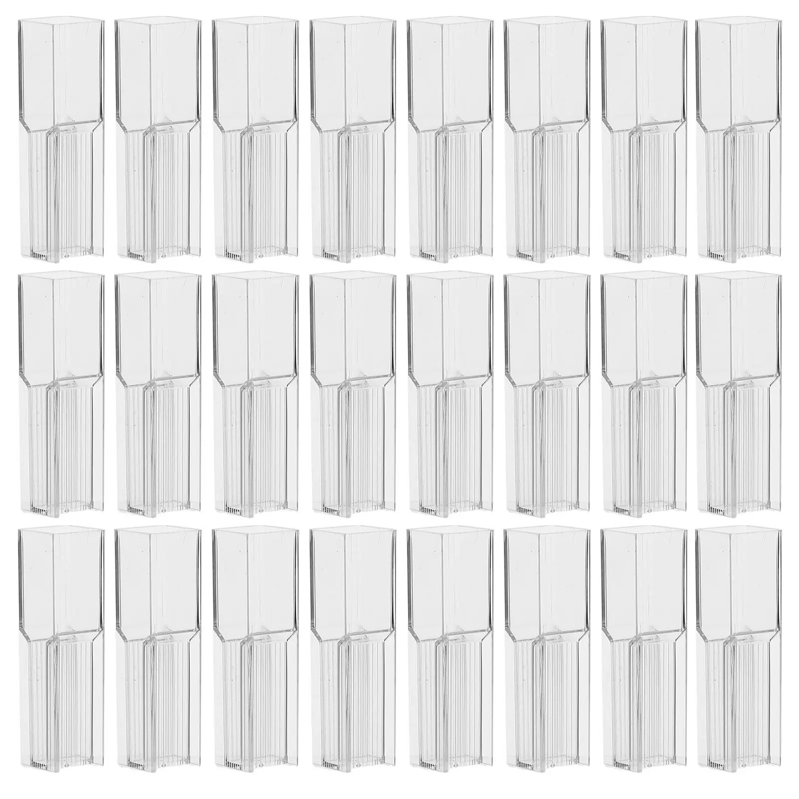 100Pcs Spectrophotometer Cuvettes Clear Square Plastic 1.5ml High Precision Lab Tubes Chemical Analysis Experiment Colorimetric