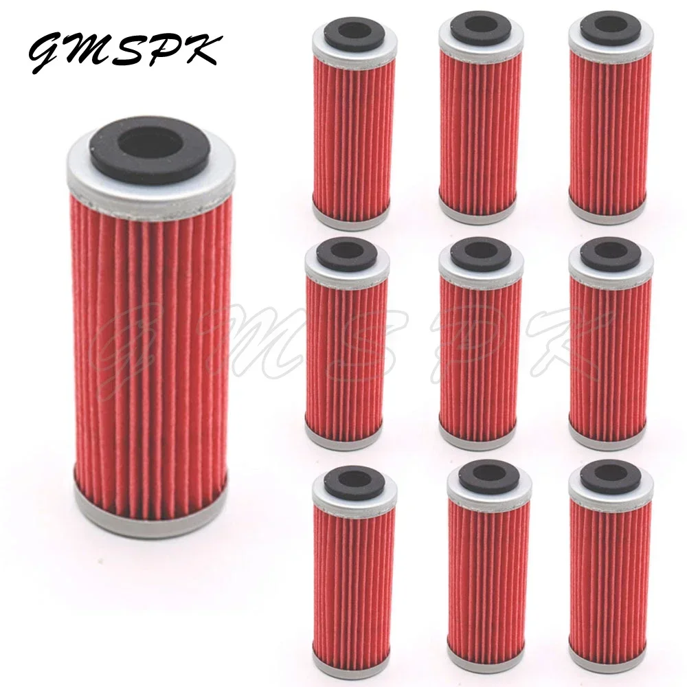 1/2/5/10 Pcs Motorcycle Oil Filter Fit for KTM SX SXF SXS EXC EXC-F EXC-R XCF XCF-W XCW SMR 250 350 400 450 505 530 2007-2020