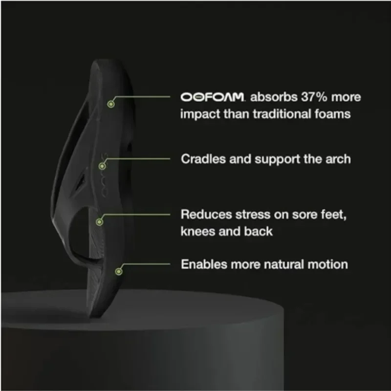 OOFOS Sandals - Lightweight Recovery Shoes Slippers Men Women Soft Bottom Indoor Home Slides Sandals Light Beach Shoe