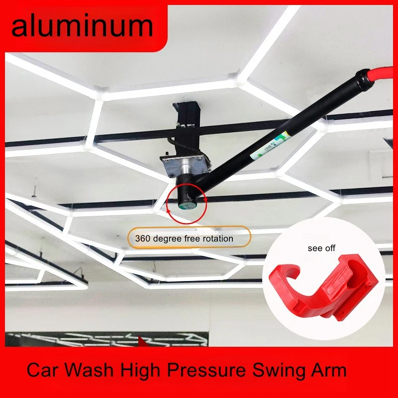 360° Swivel Cantilever Boom Arm, High Pressure Swing Arm for Car Wash Shop & Auto Beauty