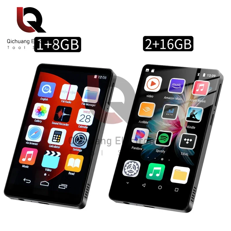 1 قطعة 4.0 بوصة M9 المحمولة واي فاي مشغل MP4 اللمس مع بلوتوث وواي فاي MP3 MP 4 مشغلات الموسيقى يدعم لغات متعددة