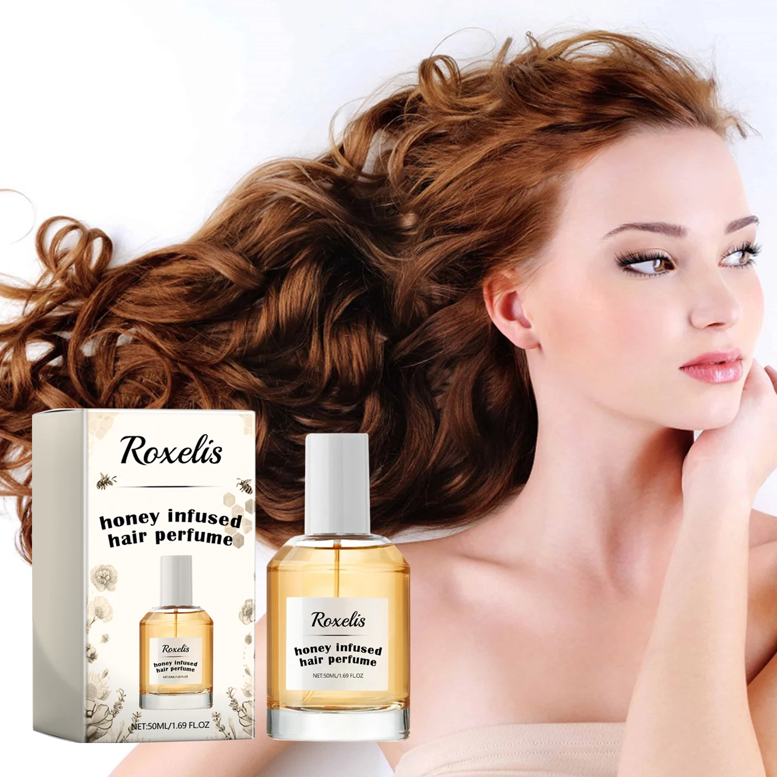 عطر روكسيليس بالعسل المملوء لصالونات التجميل لإصلاح الشعر المجعد الجاف والترطيب وخالي من الكحول ورائحة تدوم طويلاً #6