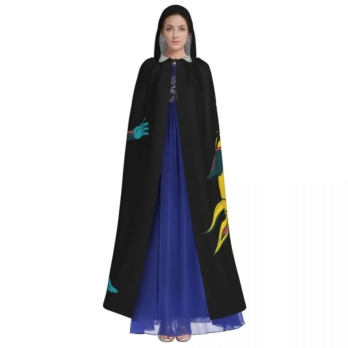 مهما شيفاراتري التمنيات مع الله شيفا ترايدنت عباءة طويلة مقنعين الساحرة زي تأثيري كيب هالوين مصاص دماء الكبار للجنسين