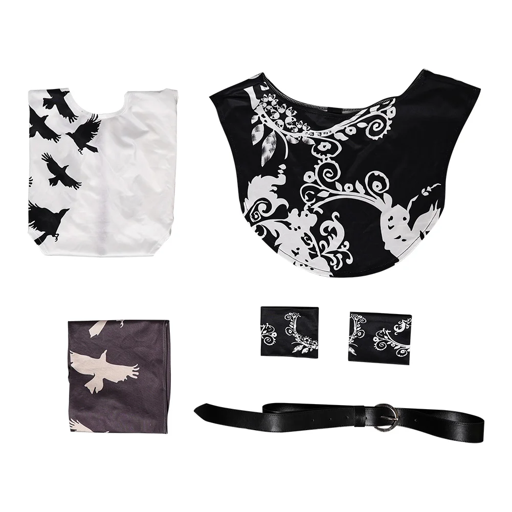 زي تنكري للنساء ، لعبة أنيمي ، شال خيالي ، بذلة مع حزام ، ملابس الهالوين ، بدلة تنكرية ، Tekken8 ، للكبار