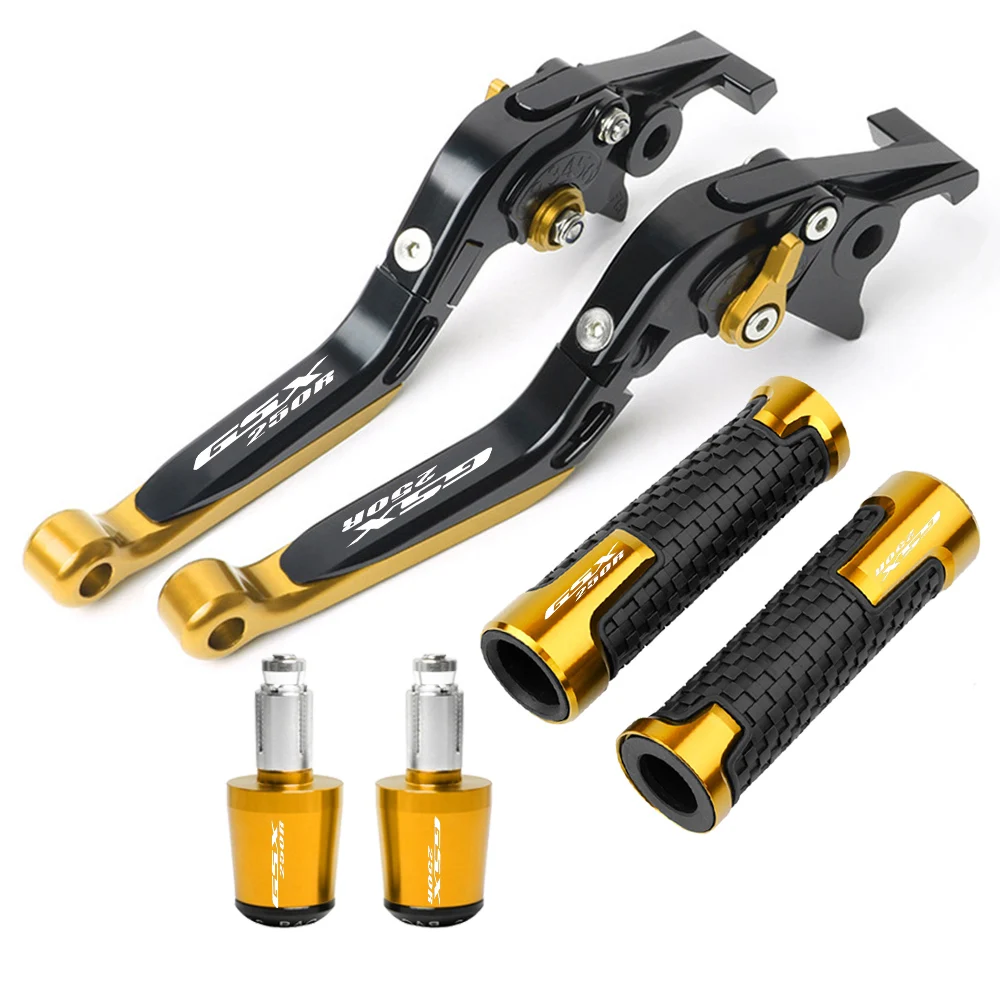 For SUZUKI GSX250R GSX 250R GSX 250 R 2016-2022 2021 2020 Motorcycle Adjustable Brake Clutch Levers Handlebar Handle Grips Ends