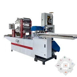 40x40 Paper Napkin Printing Machine  Fully Automatic Small Toilet Tissue Paper Roll Making Machine Production Line