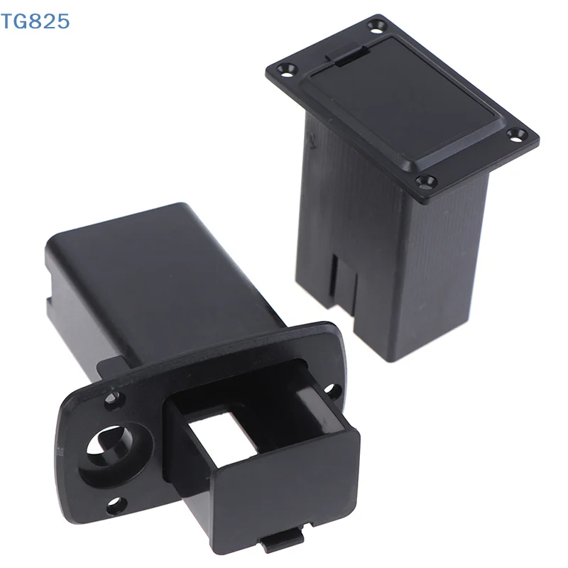 【AN】Active Bass Guitar Pickup 9V Battery Boxs 9V Pick Up Battery Holder/Case/ Cover