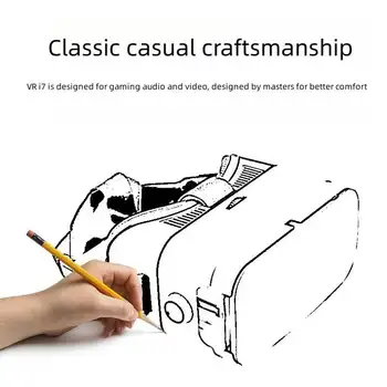 3D VR brýle s headsetem, nastavitelná VR helma s náhlavní soupravou pro 4,7-6,1 palce, chytré telefony s Androidem, virtuální realita, filmová hra, herní helma 10 nejlepší prodej VR brýle - №7