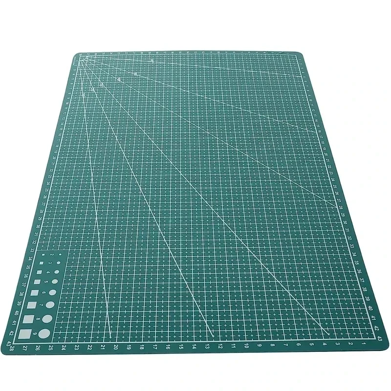 A3 PVC Cutting Mat Single Side Patchwork Cut Pad for Workbench Patchwork Sewing Manual DIY Knife Engraving Leather Cutting Board
