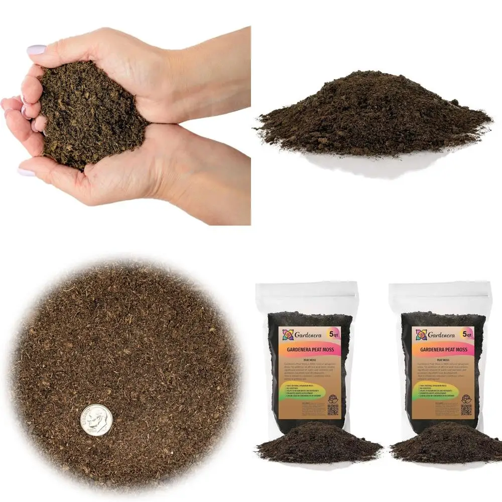 

10 Quart Sphagnum Peat Moss for Garden Soil and Carnivorous Plants