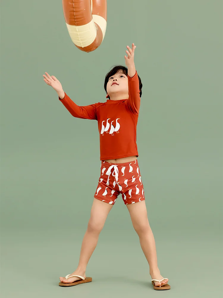 

Boys' 2025 Children's Swimwear Breathable Qui-Drng Separate Design Sunscreen Summer Swim Pants for Small Medium Large Kids
