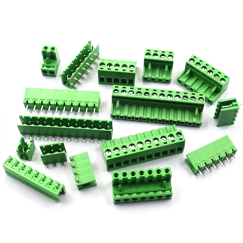 5 Pairs KF2EDGK 5.08 2EDG PCB 2PIN 3P/4P/5P/6P/7P/8P/9P/10P/12P/13P/16P Connector Plug-In Terminal Block Housing Phoenix Contact