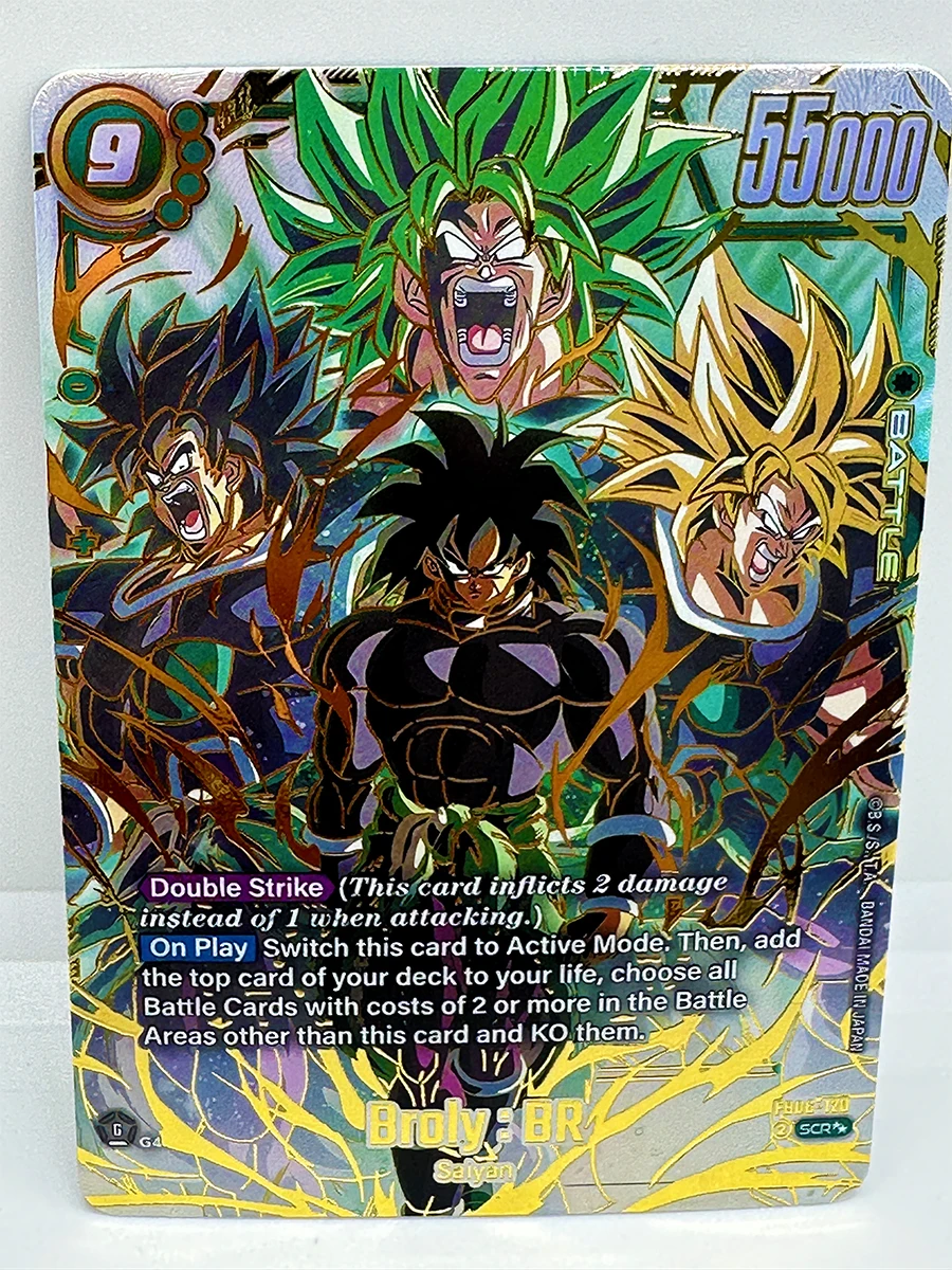 Super Kartenspiel Fusion World Saiyan Goku Broli Spielzeug Hobbys Sammlerstücke Spielkollektion Anime-Karten