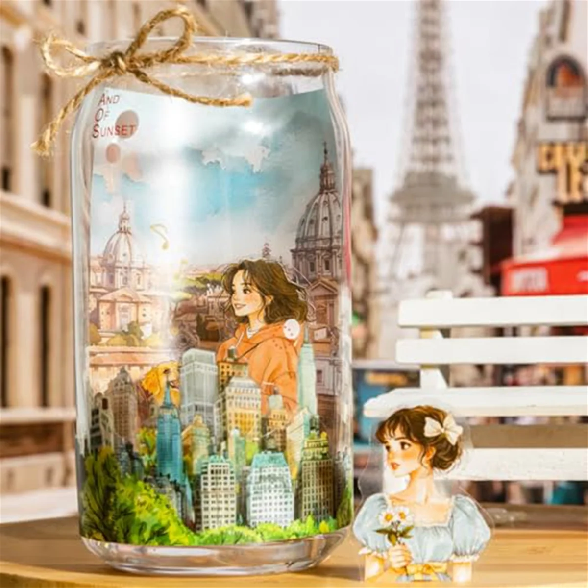 

AA98 People Journal Sticker Book for Journaling Supplies, 18 Sheets 90Pcs Scrapbook Stickers for Junk Journal Supplies,E