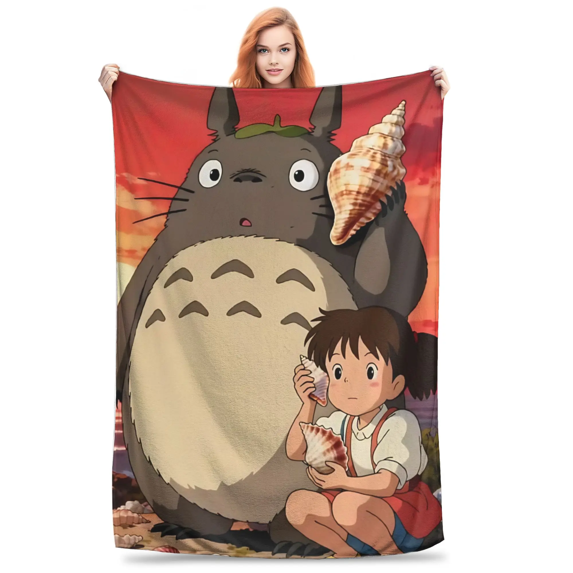 1PC home Cutecore My Neighbor Totoros  Blanket Super Cosy Plush Home Living Room Sofa halloween