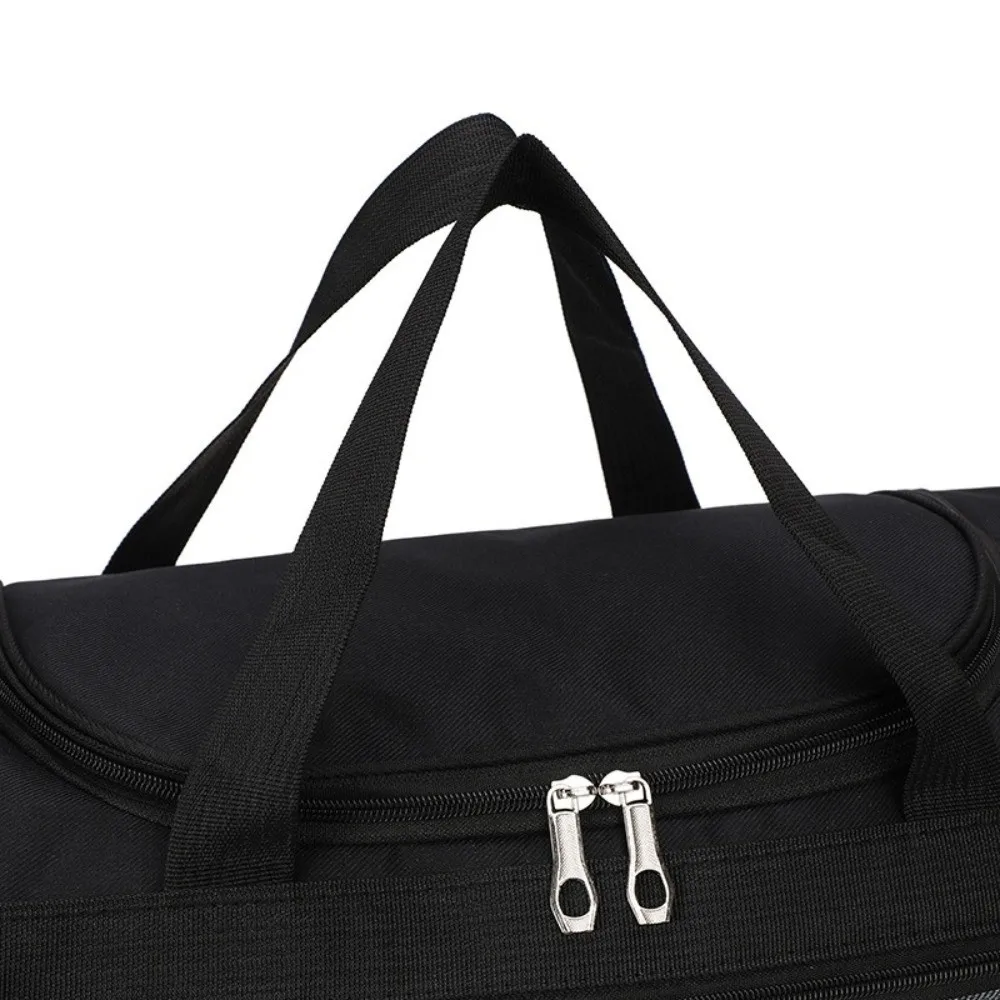 กระเป๋าถือแบบพับได้ขนาดใหญ่ สายสะพายปรับระดับได้ ผ้า Oxford กันน้ำ ทนทานต่อการสึกหรอ เหมาะสำหรับเดินทางท่องเที่ยว กระเป๋าเดินทางสำหรับวันหยุดสุดสัปดาห์
