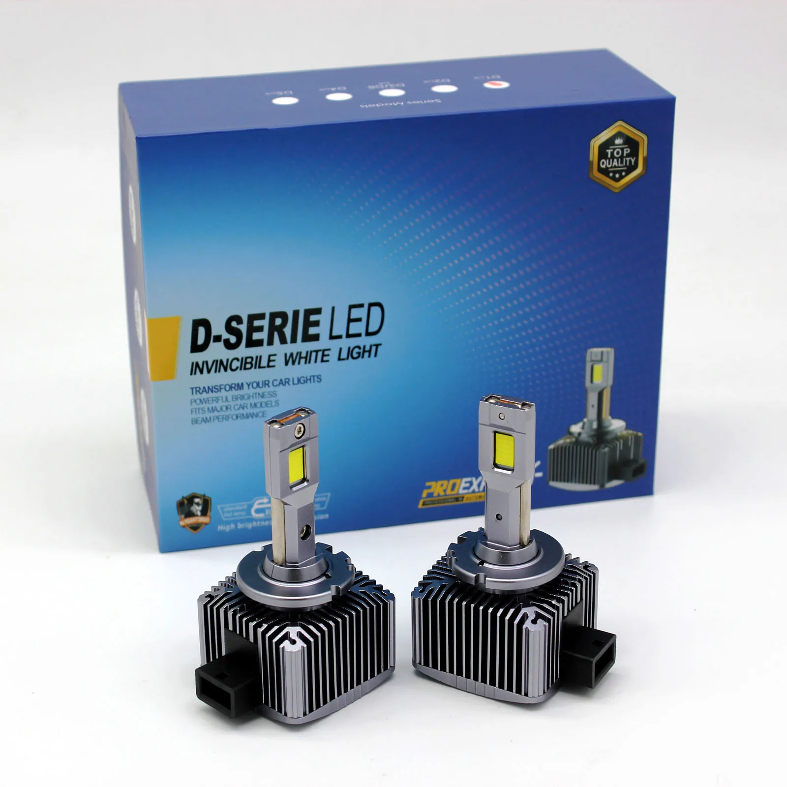 Pair D1S D1R D1C 130W LED Headlight Bulbs Kit High Low Beam Super Bright 13000lm 6000K White