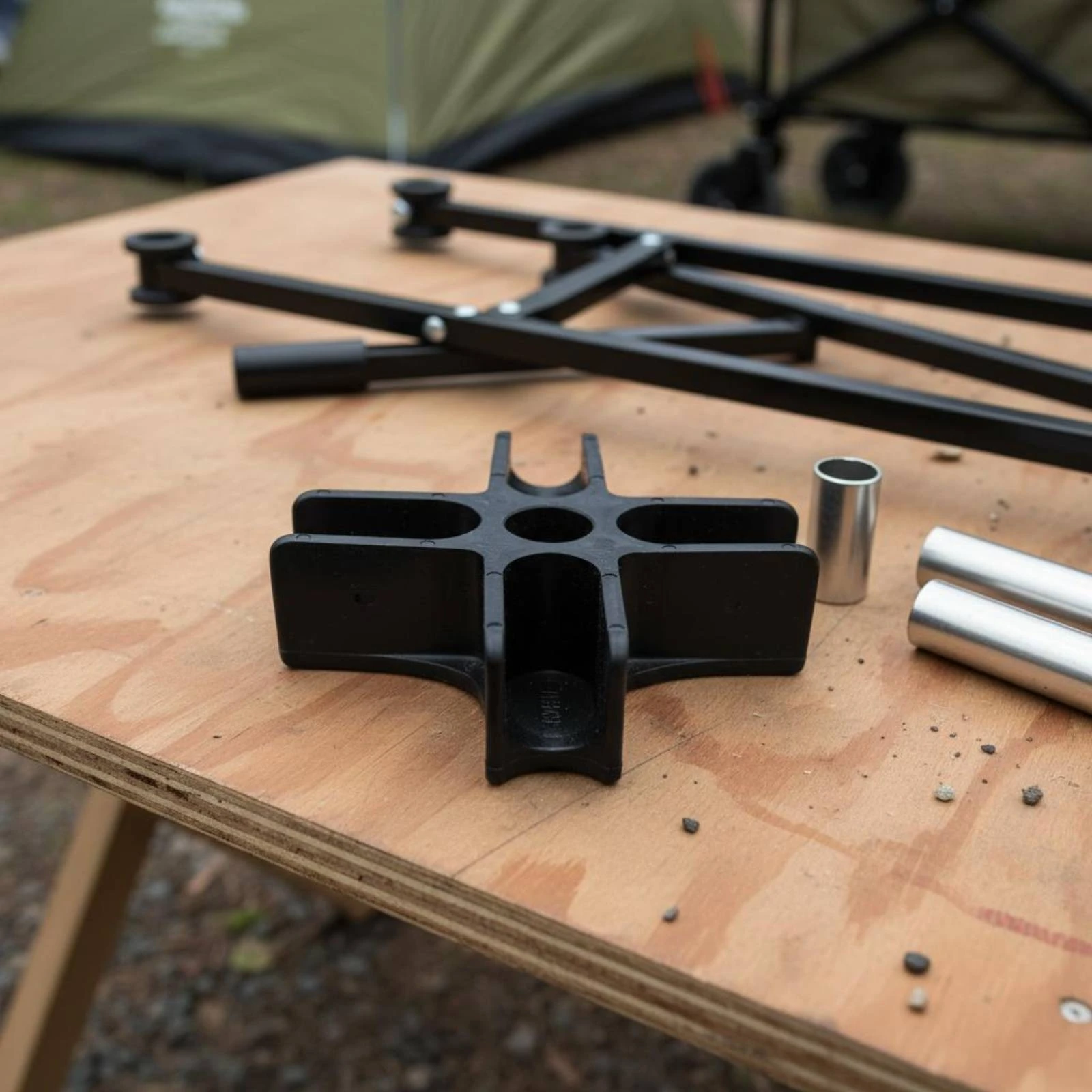 Oval Tube Connector Base Long-Lasting Camping Wagon Base Connector Camping Wagon Repair Kit Heavy-Duty Outdoor Gear Lightweight view 5