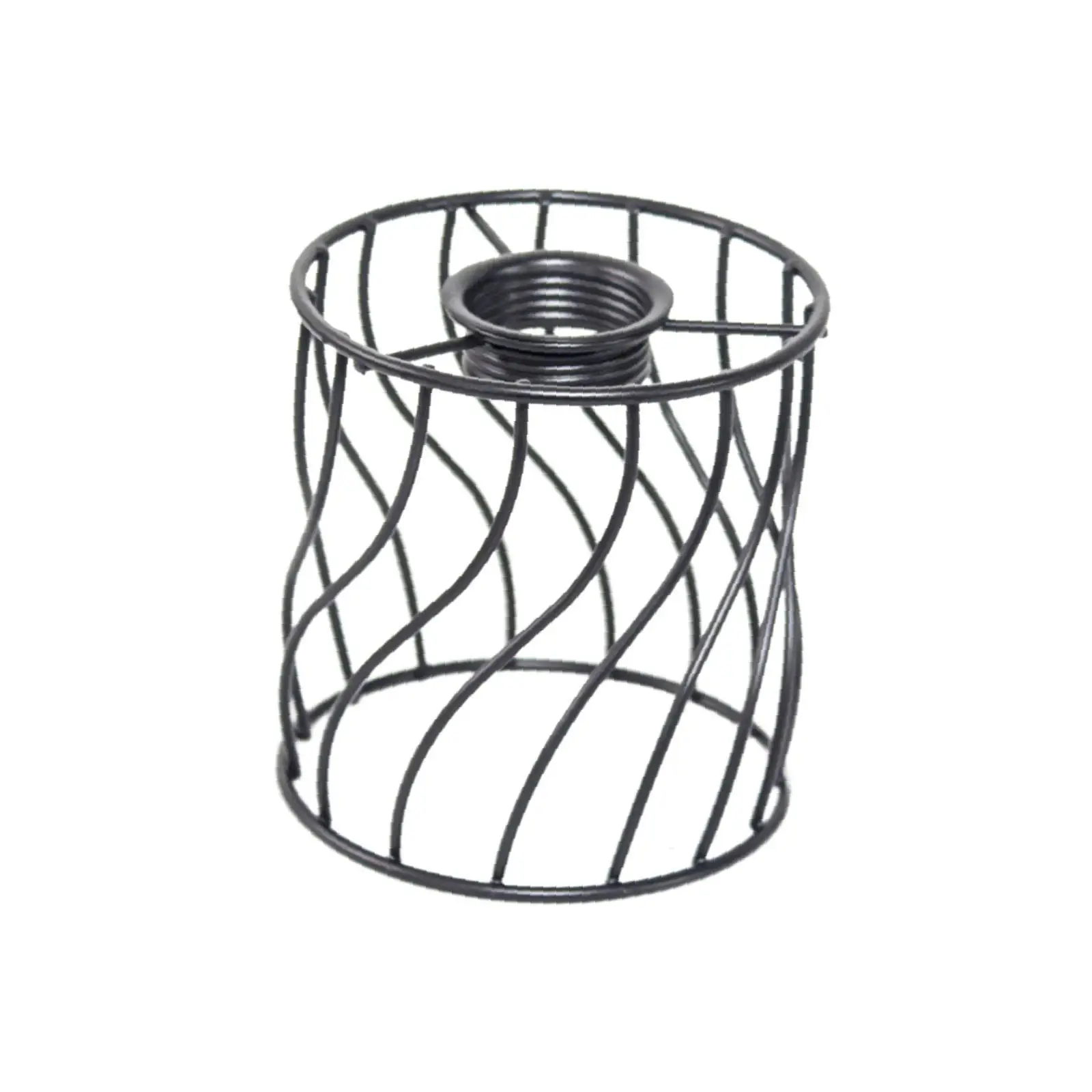 Metal Wire Lampshade Lamp Cover Housewarming Gift Bulb Guard Wrought Iron for Kitchen Home Restaurant Living Room Decoration