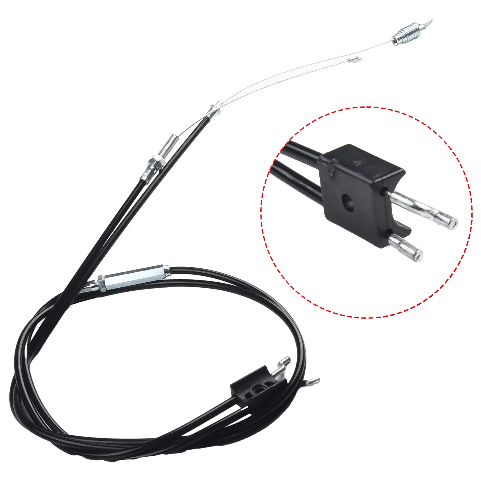 Cable Set For Gas Train Throttle And Clutch Operations Including 355 Mm And 773 Mm Plastic Duct Sections And Full Lengths
