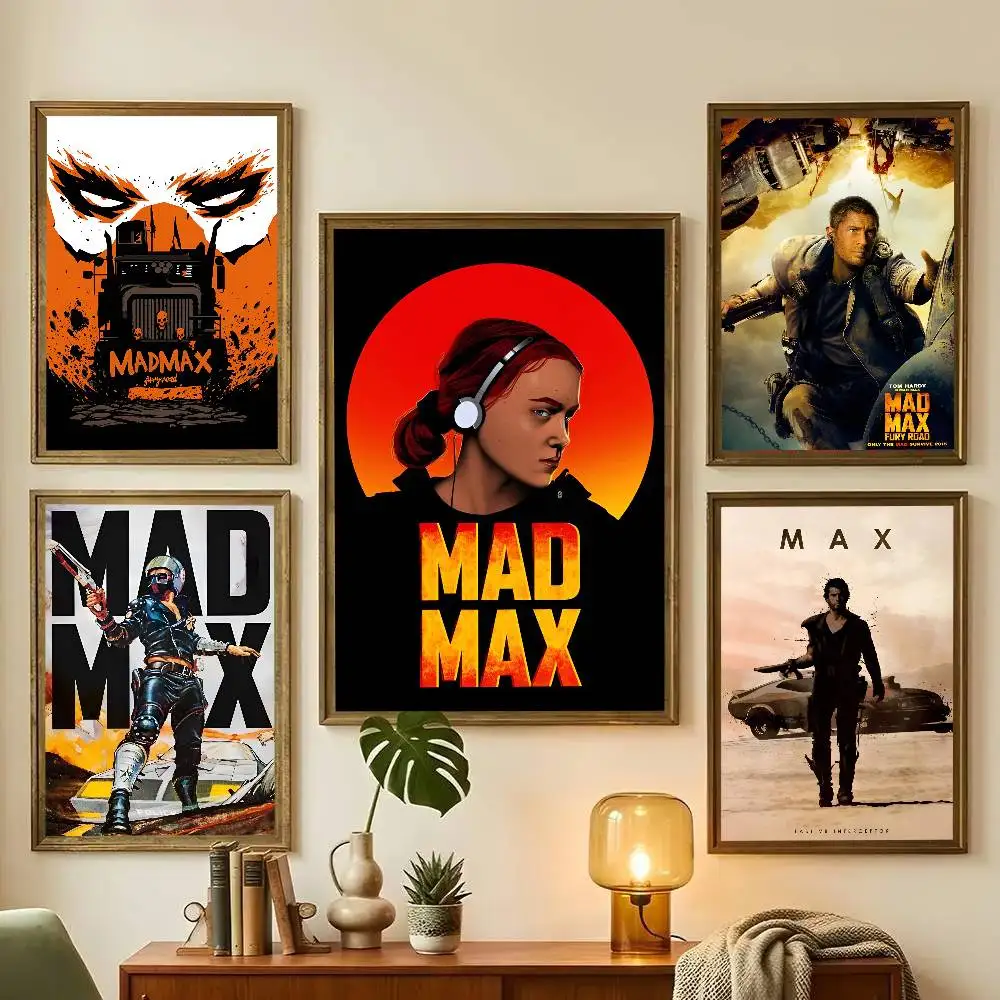 1pc Mad Max Poster Sticker Print Waterproof Wall Art For Living Room Bedroom Home Decor view 2