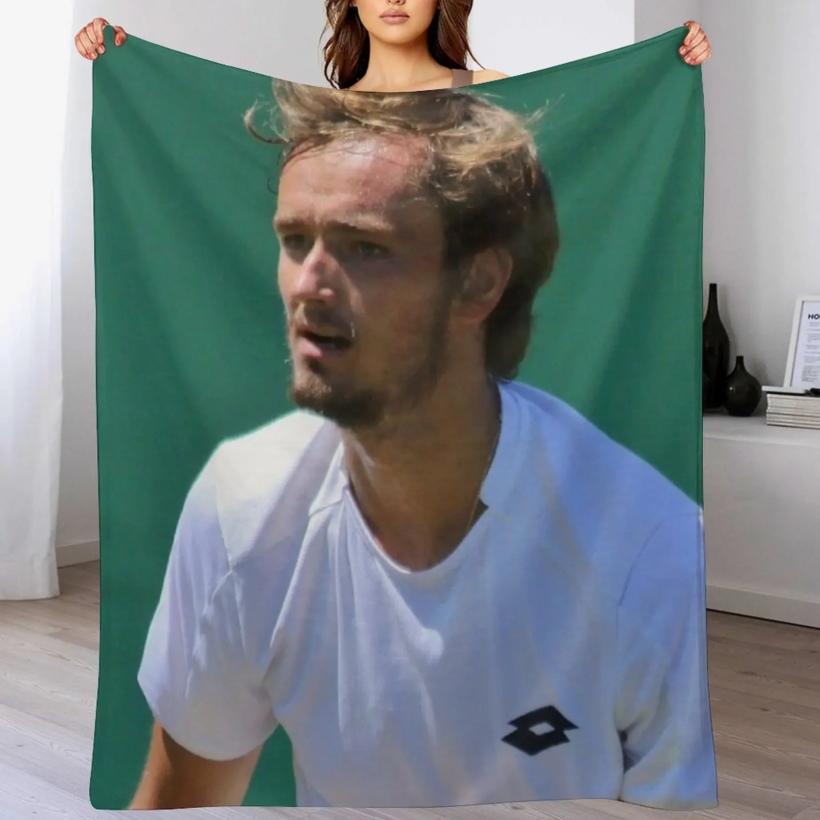 daniil medvedev Throw Blanket warm for winter Beach Blankets