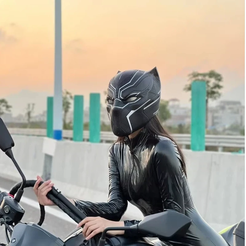 

Подлинная маска для косплея Killerboy Marvel, шлем Черной Пантеры, носимая аниме, супермодель, механический костюм тысячи лет, аксессуар