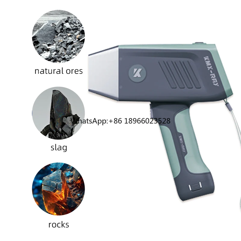 Portable X-ray Fluorescence Spectrometer Handheld Gun XRF Mineral Analyzer