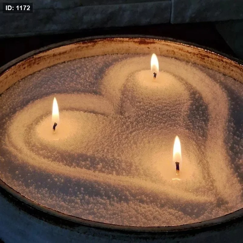 oran Sand wax Floating Pearl Candle sand diy materials Color granular wax instant candle sand Painting Handmade DIY sand paintin