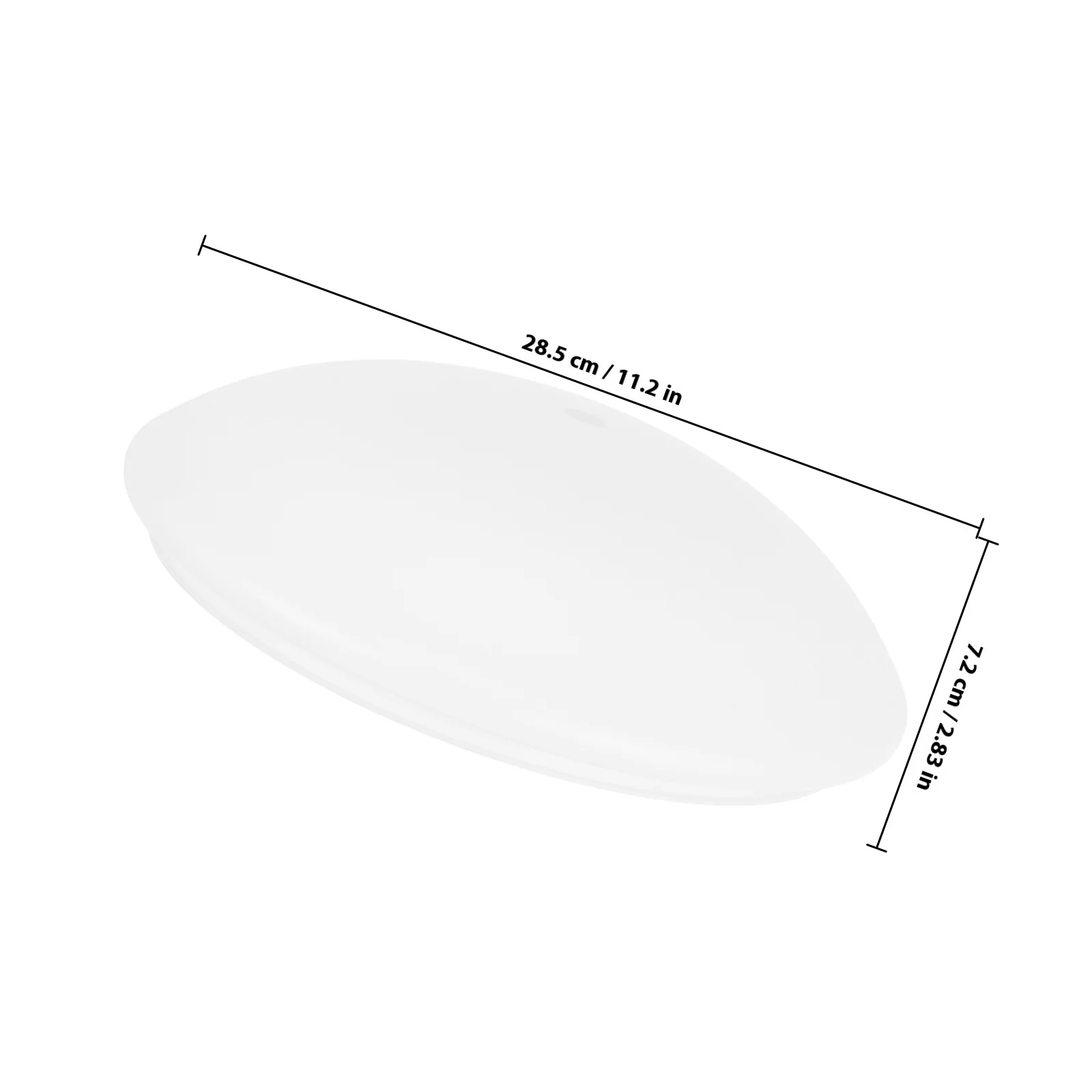 1pc copertura per plafoniera sostituzione paralume in plastica rotonda per camera da letto soggiorno studio copertura diffusore paralume lampada da soffitto