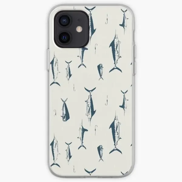 

Marlin Mahi Hooks Темно-синий натуральный чехол для телефона, настраиваемый для iPhone 6, 6S 7, 8 Plus, 11 12 13 14 Pro Max Mini X XS XR Max