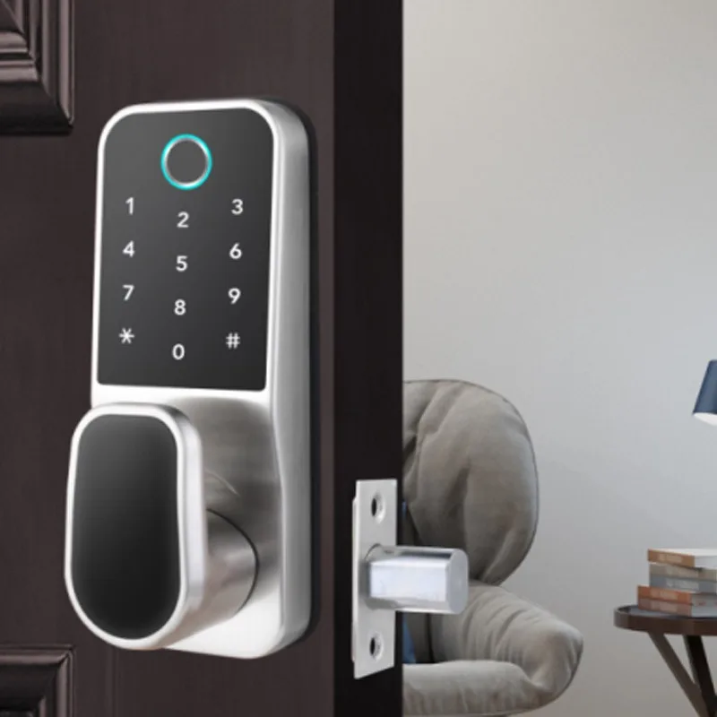 

American wooden door home indoor bedroom apartment homestay office electronic combination lock
