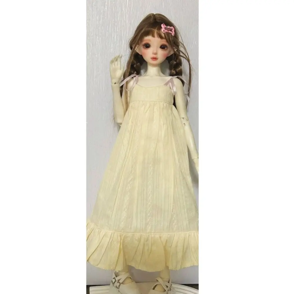 Handmake Doll Dresses Pajamas Fashion 4 Colors Doll Princess Long Skirt Mini for 1/3 1/4 1/6 BJD 30/45/60cm Dolls