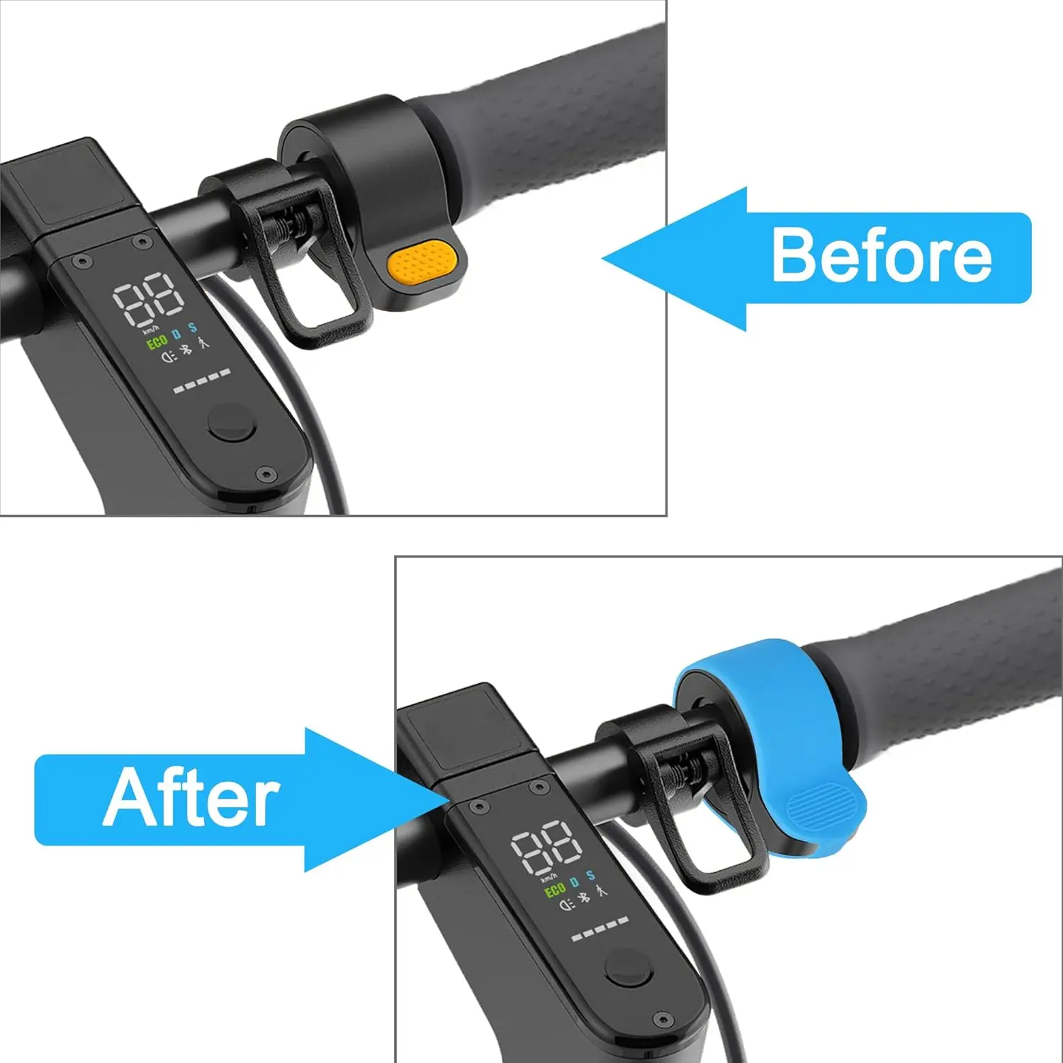 

Protective Cover Handlebar Finger Dial Cover Silicone Sleeve Case forXiaomi M365 PRO MAXG30 ES forninebot MAX G30 Electric Scoot