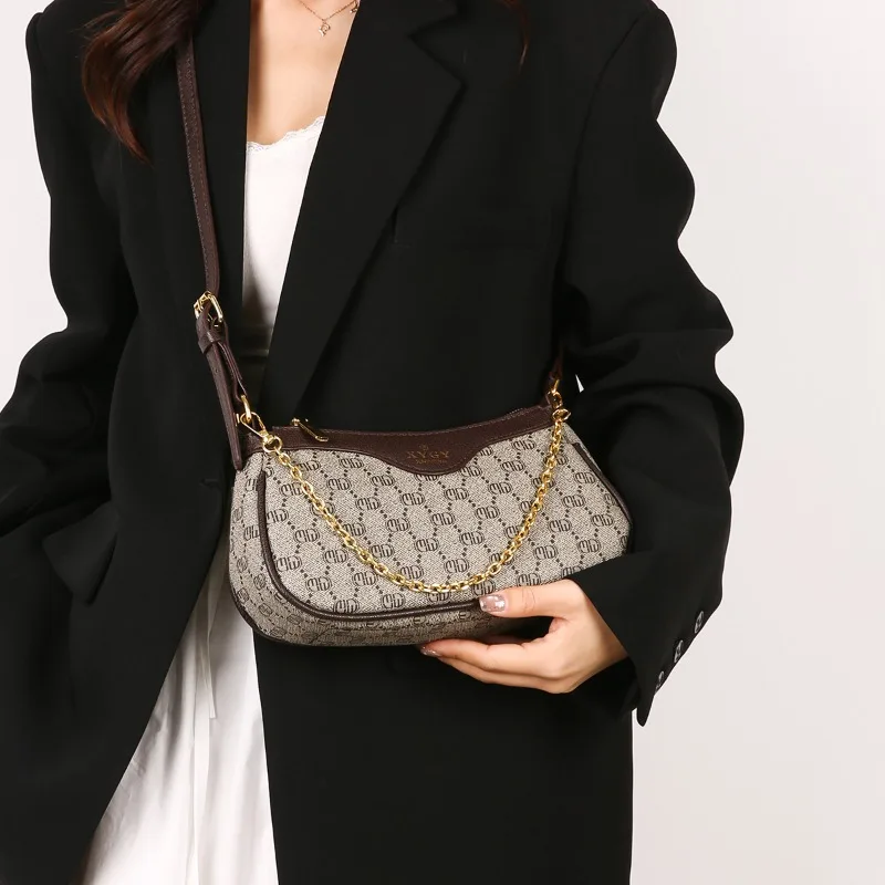 حقيبة كروس فريدة من نوعها راقية للنساء ذات سعة كبيرة من الجلد بتصميم عصري باريس #3