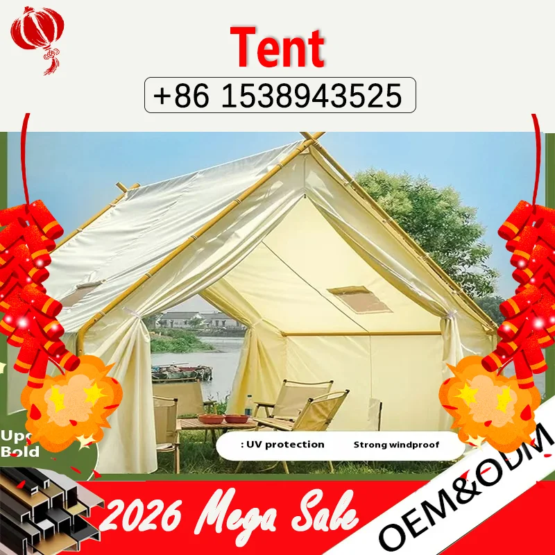 

Outdoor Camping Five Corner Starry Sky Tent Heavy Duty Waterproof Windproof UV Resistant Easy Setup Portable for Backyard Hiking