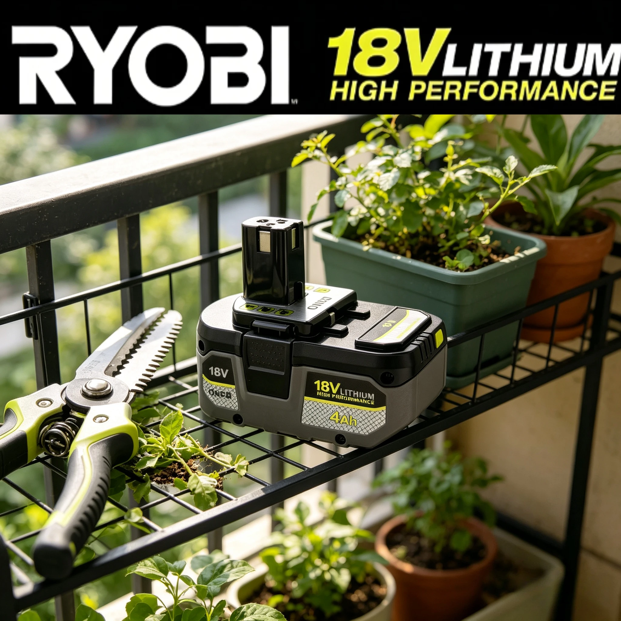 

High-Performance 18V 8.0Ah Lithium Battery for RYOBI Tools, Low Self-Discharge, Compatible with P104/P107/P109/P108 All Series