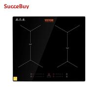 VEVOR Embedded Induction Cooktop 4 Burner 24 Inch Electric Built-in Induction Cooker with  Touch Control 220-240V No Plug