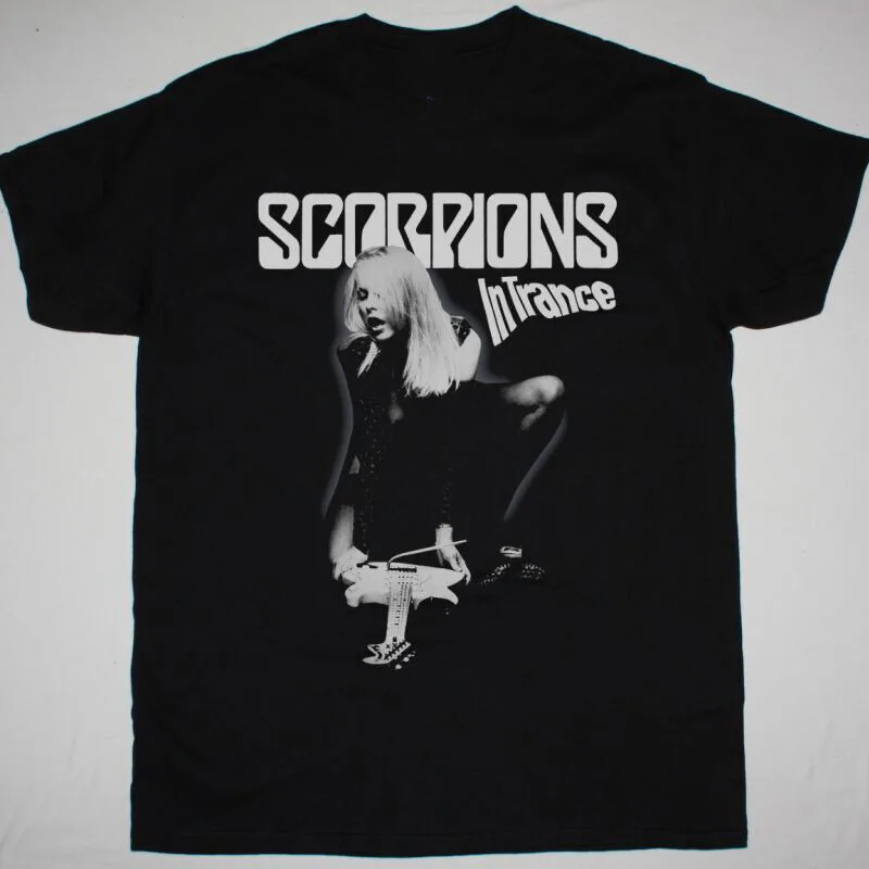 

SCORPIONS IN TRANCE SHIRT Short Sleeve Black All size Gift Shirt NL2722