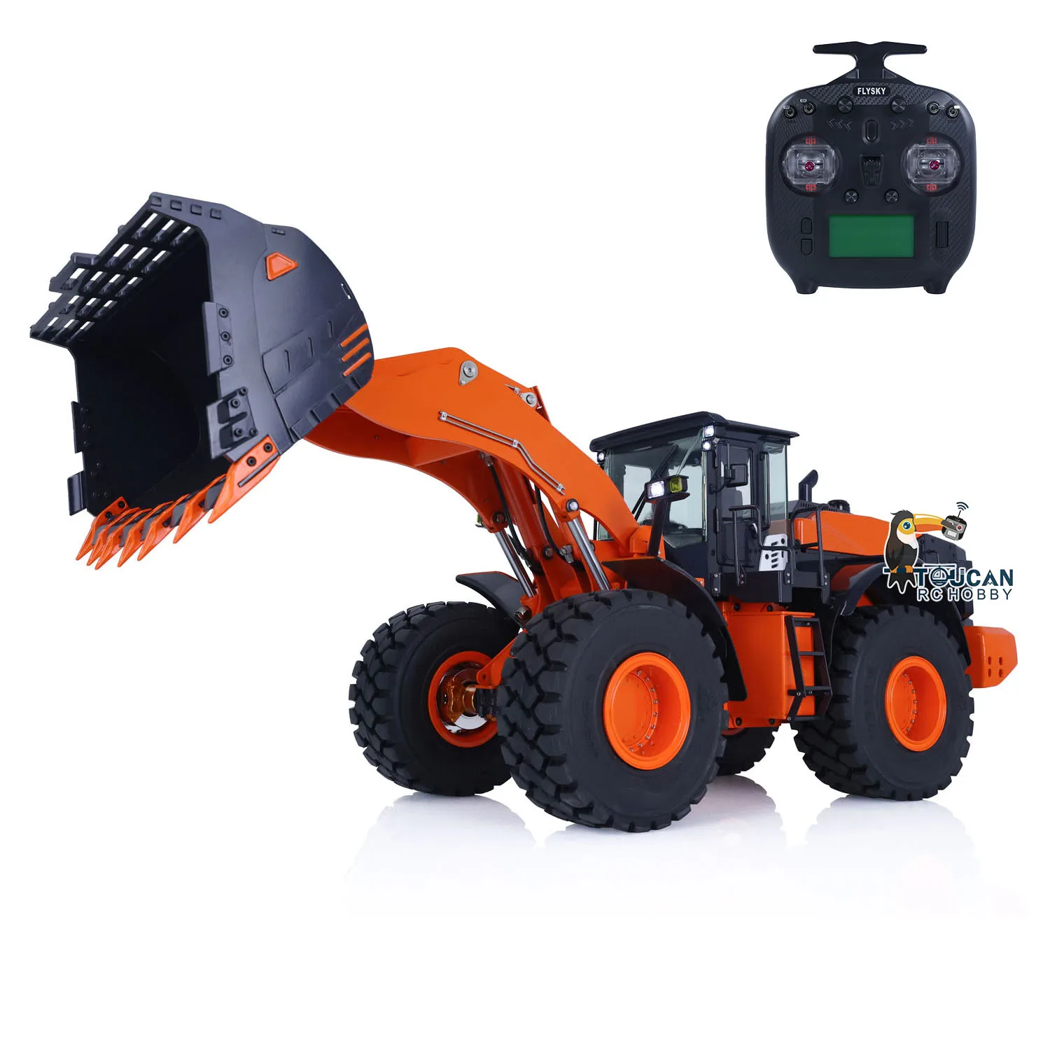 

Jdmodel 198 ZW370 1/14 RC Loader Wheeled Hydraulic Radio Control Trucks Two-Speed Transmission Toucan Earth Mover Vehicles Toys