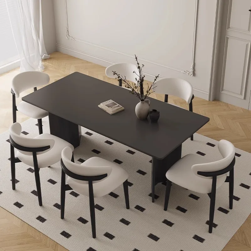 Restaurant Modern simple household small apartment ash wood dining table