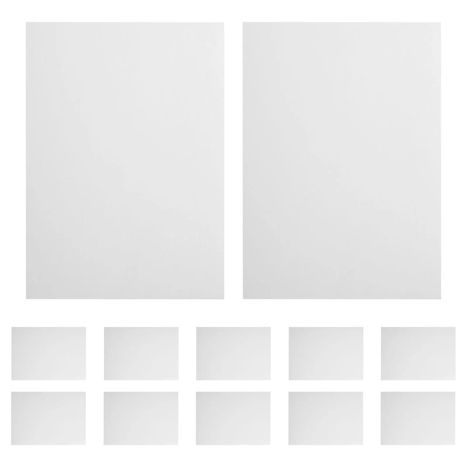 50 قطعة ورق لاصق قابل للطباعة مقاس A4 متوافق مع طابعات نافثة للحبر بالليزر لورق لاصق لتخزين علامات الأسماء بنفسك