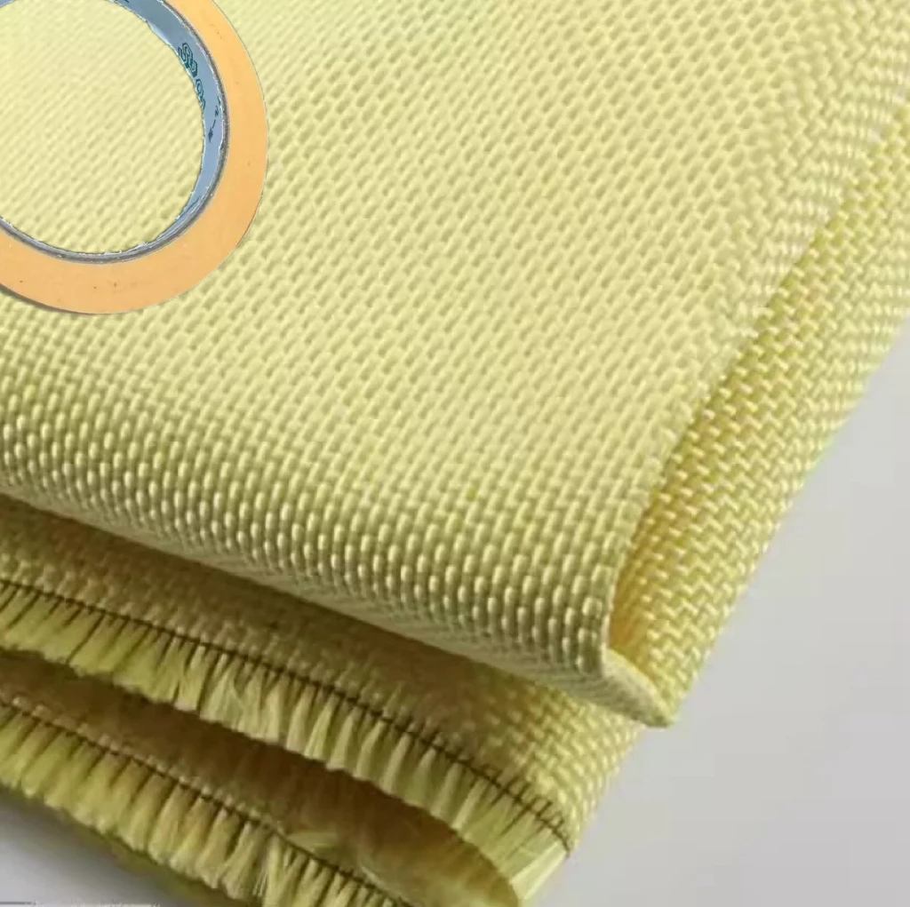

Kevlar Fabric Yellow SYNTHETIC Aramid fiber Cloth plain 1100D 200gsm 40"/100cm width suitable for making bulletproof vests